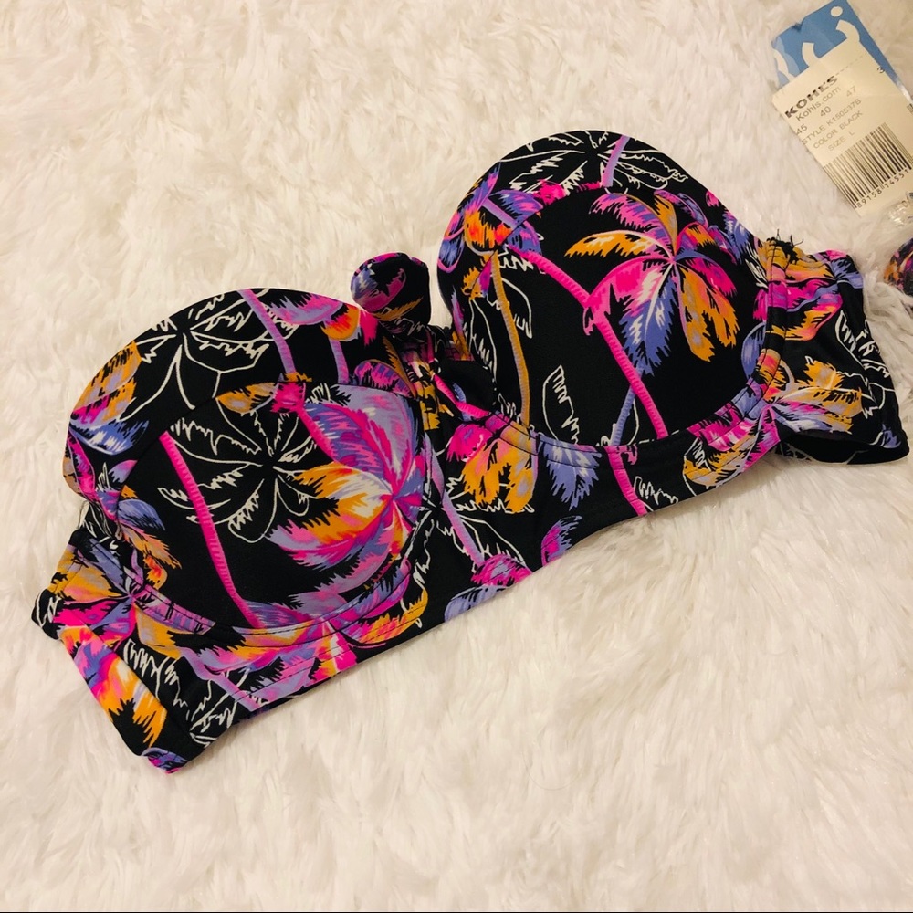 Blu Strapless Bra/Swim Top (includes straps!)